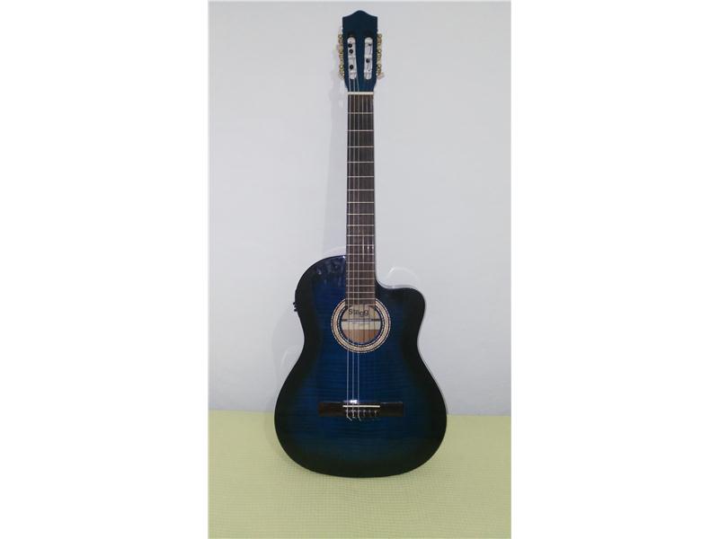 Stagg C546TCE-BLS E. Klasik Gitar